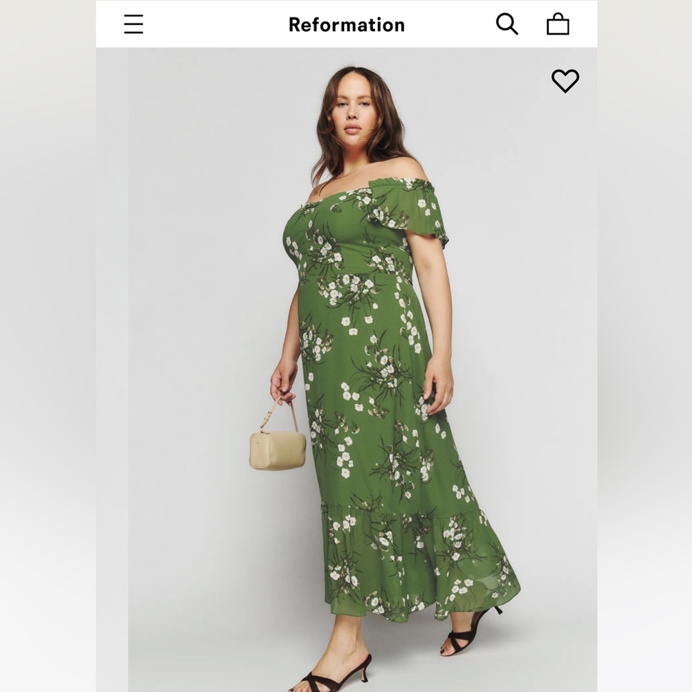 Reformation butterfly dress Es